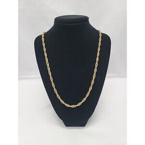 Hobe Gold Chainlink Necklace 11.5"